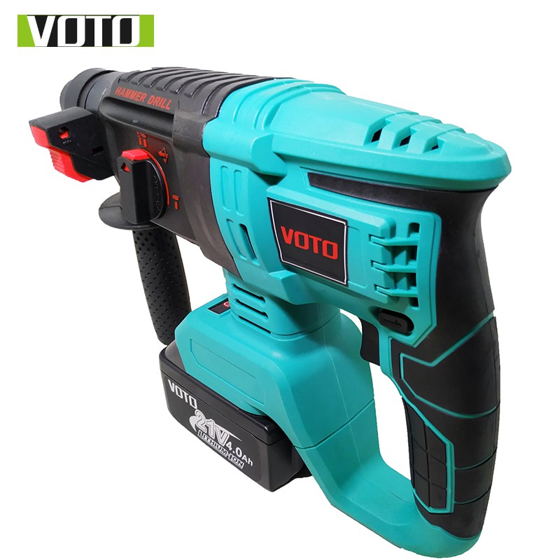 Máy Khoan Bê Tông Pin 3 Chế Độ 21V VOTO Động Cơ Không Chổi Than