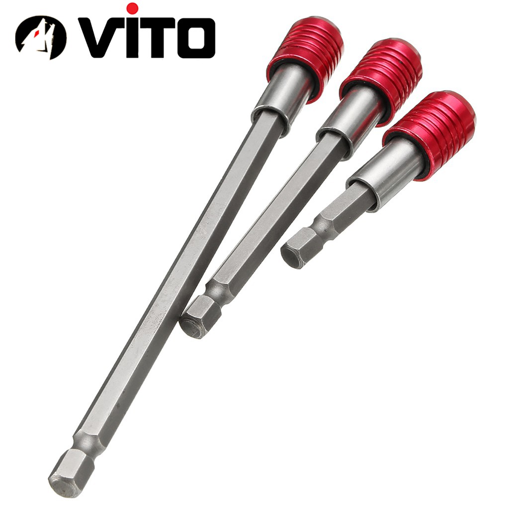 Bộ 3 Đầu Nối Dài Vặn Vít VITO Có Chốt Gài Chống Rớt Loại Đẹp