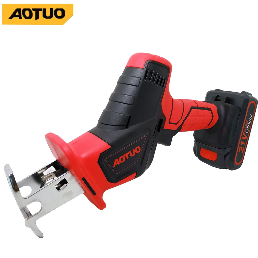 Máy Cưa Kiếm Dùng Pin 21V AOTUO Tặng Kèm Lưỡi Cưa