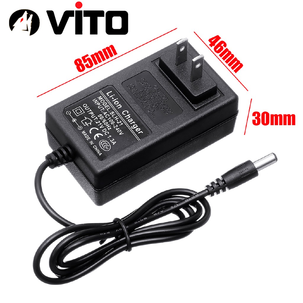 Sạc Pin 5S 21V 1A 2A VITO Cho Máy Khoan Pin Tự Ngắt Khi Đầy