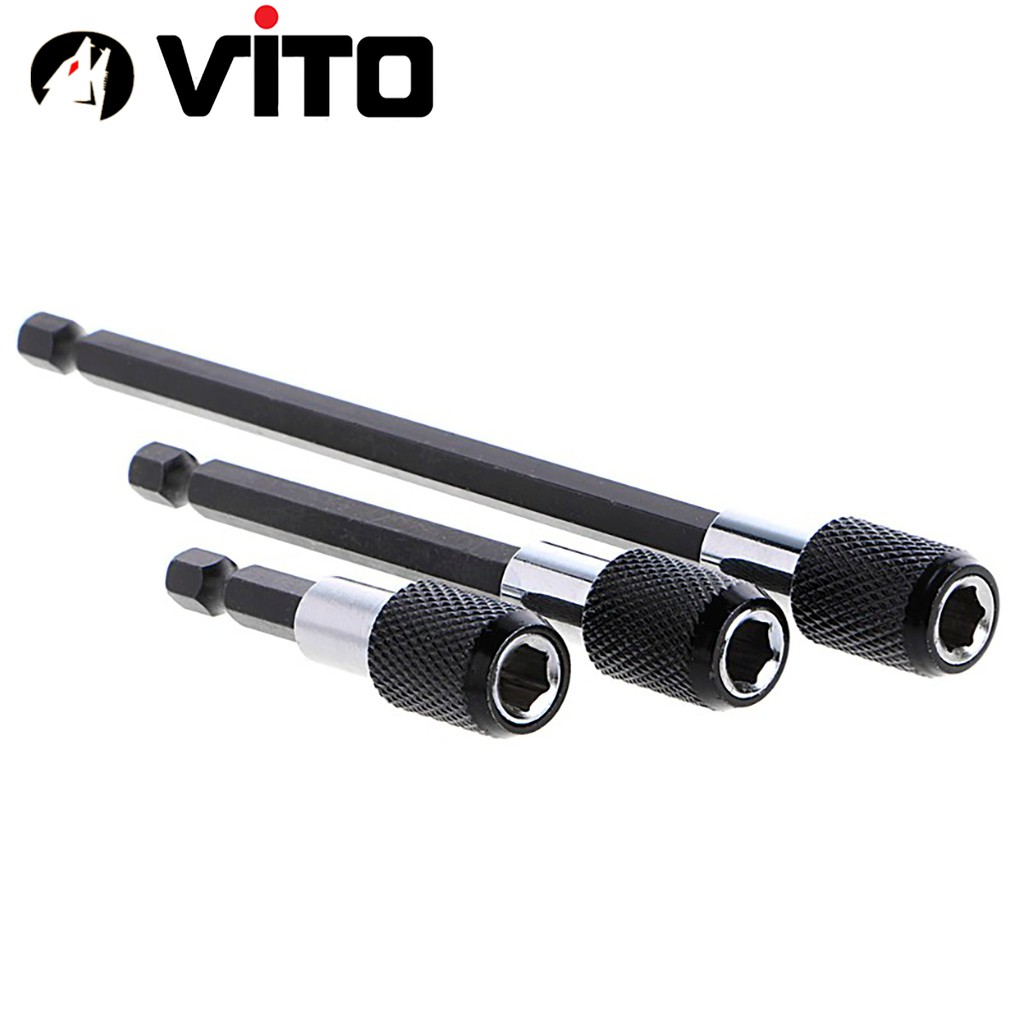 Bộ 3 Đầu Nối Dài Vặn Vít VITO Có Chốt Gài Chống Rớt Loại Đẹp