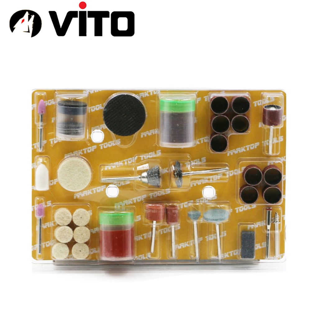 Bộ phụ kiện mài khắc đánh bóng đa năng VITO 105 chi tiết đa năng