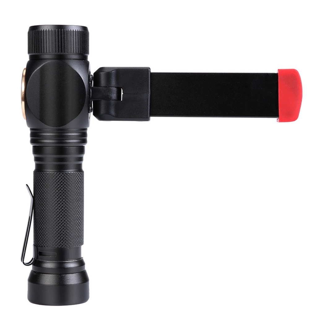 Đèn Pin LED COB + T6 Dùng Pin 18650 Sạc Pin Đa Năng, Đế Nam Châm W550