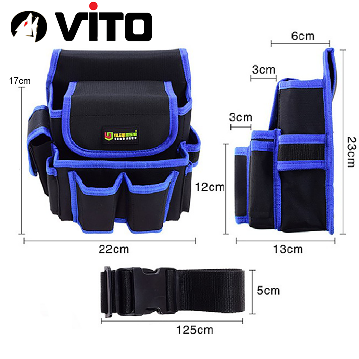 Túi Đựng Đồ Nghề Đeo Hông VITO Chắc Chắn - Mẫu 1