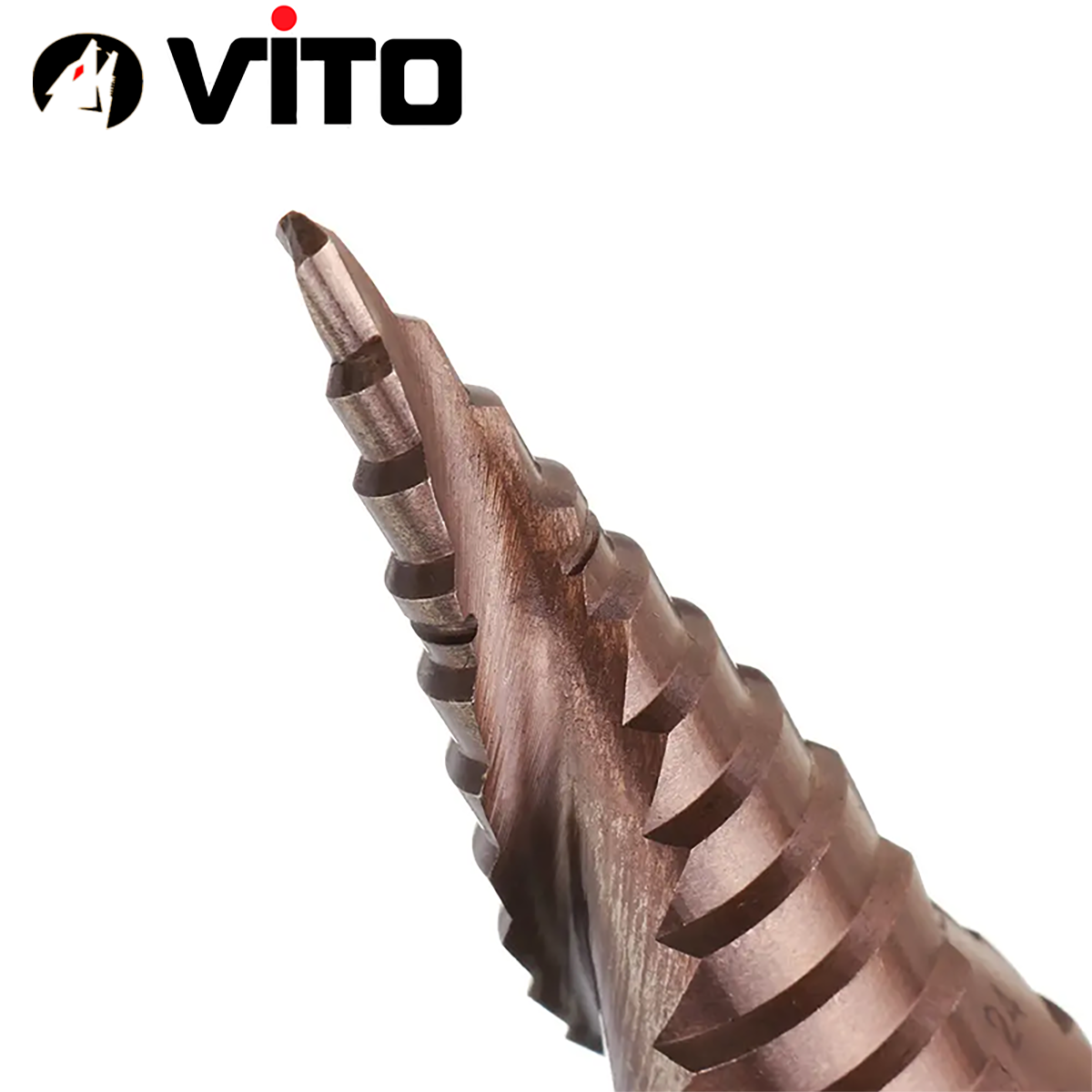 Mũi Khoan Bước Tháp Chuôi Lục Giác Thép HSS Co Phủ Cobalt VITO Các Kích Thước Chuyên Sắt, Thép, Inox,...