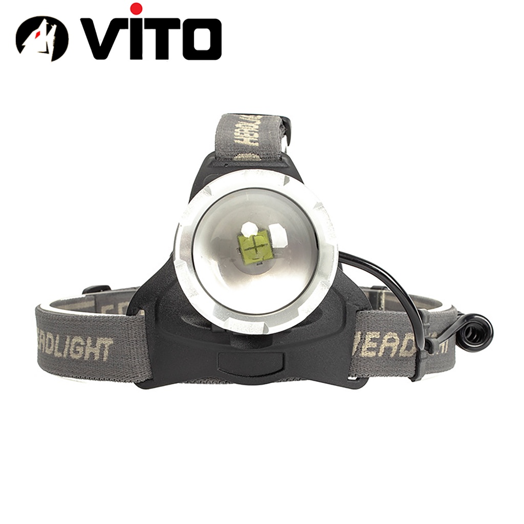 Đèn Pin Đội Đầu W641-W642 Siêu Sáng LED P50 Dùng Pin 18650 Zoom Xa Gần