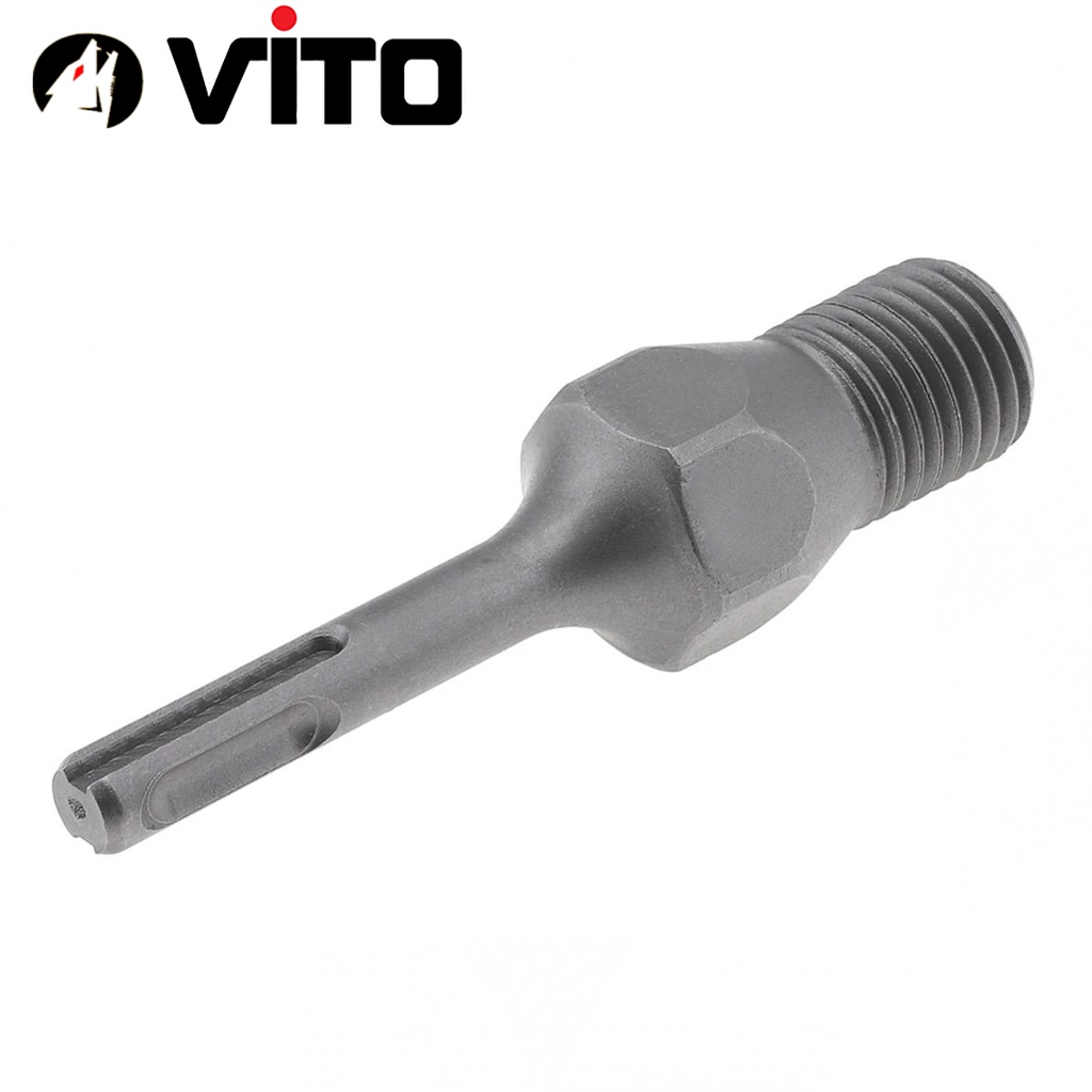 Đầu Chuyển Đổi Khoan Bê Tông SDS Plus Sang Chân Rút Lõi Bê Tông M22 VITO Đúc Nguyên Khối