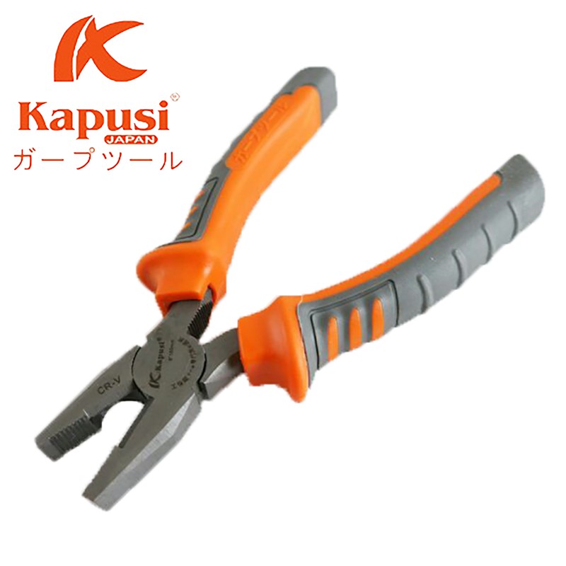 Kìm Điện, Kìm Đầu Bằng Thép CR-V Cán Cao Su, Kìm Răng Hàng VITO Nhập Khẩu