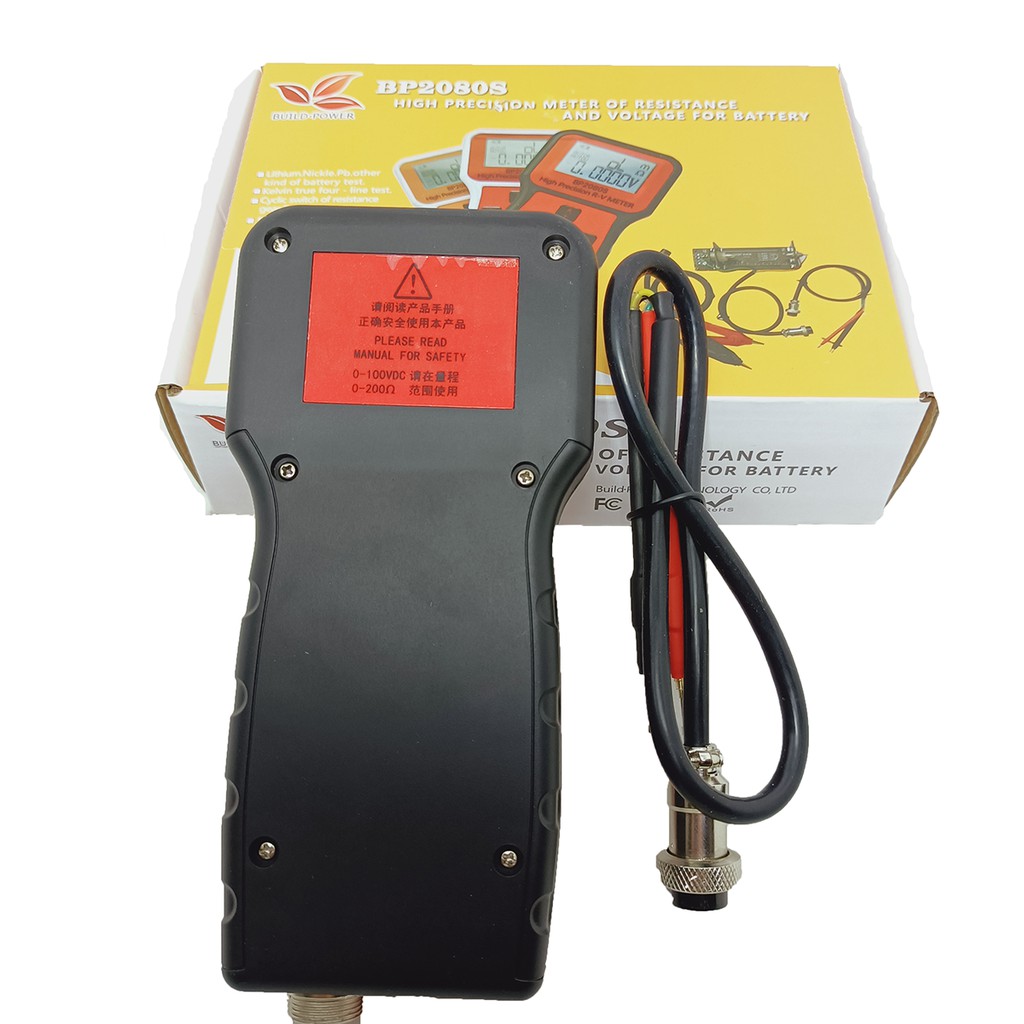 Máy Đo Nội Trở Pin BuildPower BP2080S Chính Hãng, Giao Diện Tiếng Anh