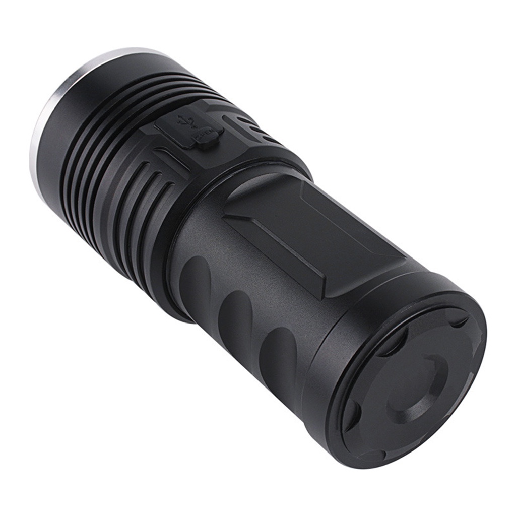 Đèn Pin 3 LED P50 Siêu Sáng Dùng 4 Pin 18650 Cổng Sạc Thân Type C