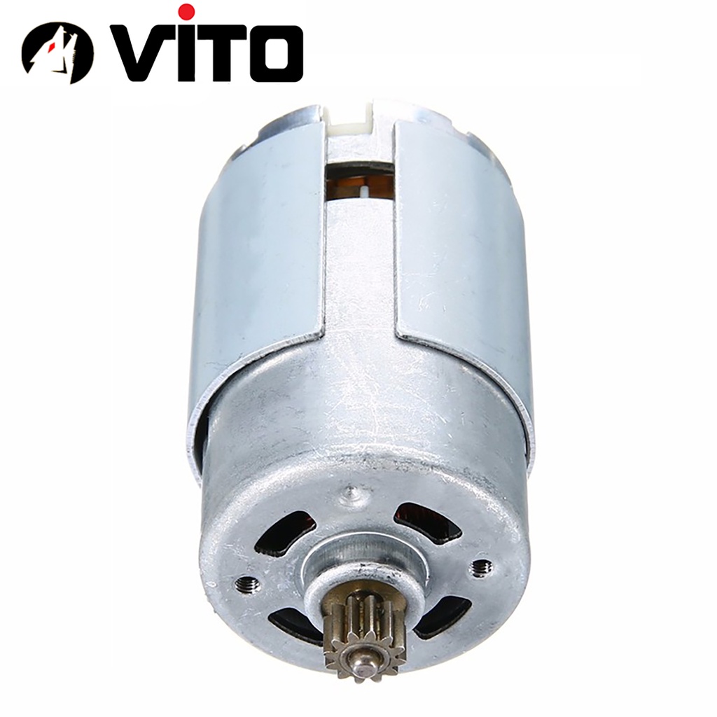 Động Cơ DC RS 550 21V 11/12 Răng VITO Motor Thay Thế Máy Khoan Pin