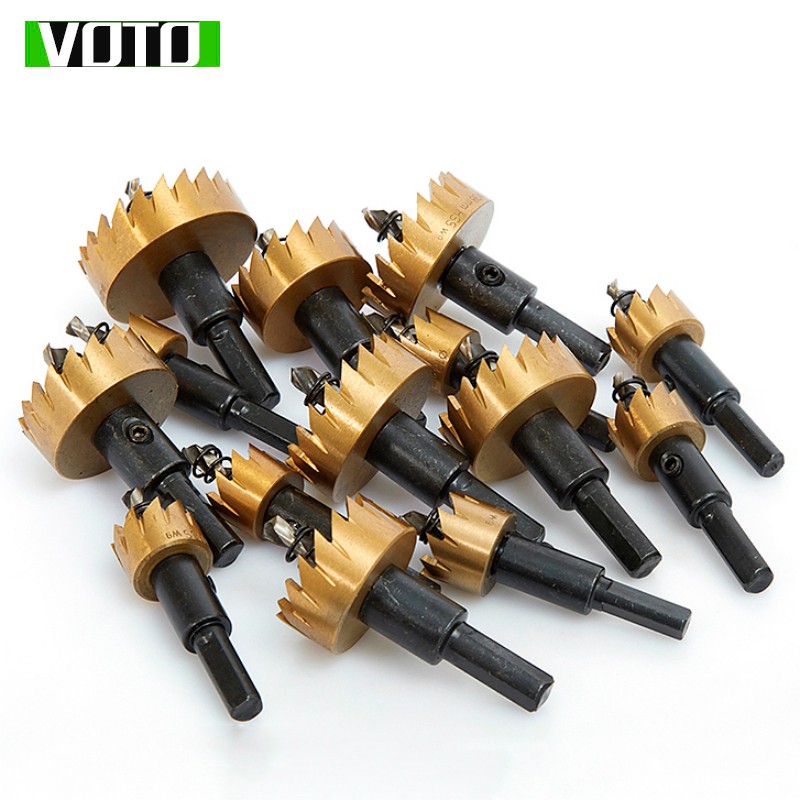 Mũi Khoan, Mũi Khoét Kim Loại Thép M35 Có Mũi Định Tâm