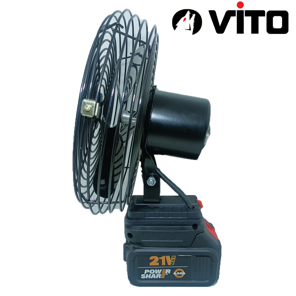 Quạt Chạy Pin 8 Inch Cánh 21CM VITO Dùng Pin MAKITA Sử Dụng Pin Máy Công Cụ - Không Kèm Pin