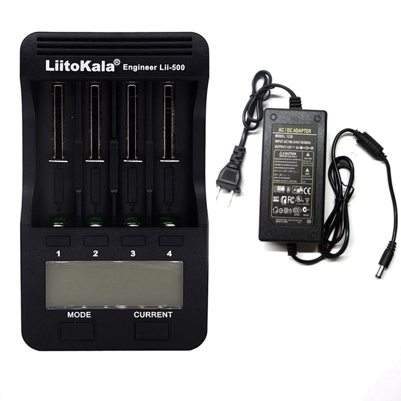 Bộ Sạc Pin Liitokala Lii-500 Test Dung Lượng, Nội Trở