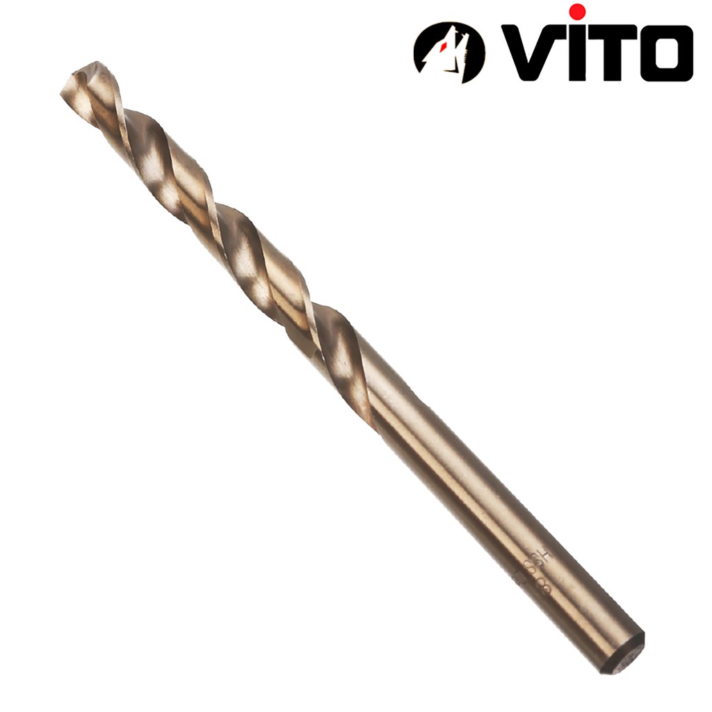 Mũi Khoan Xoắn Chân Tròn 6-13mm VITO Chất Liệu HSS CO M35 Chuyên Dụng Khoan Inox, Sắt, Thép