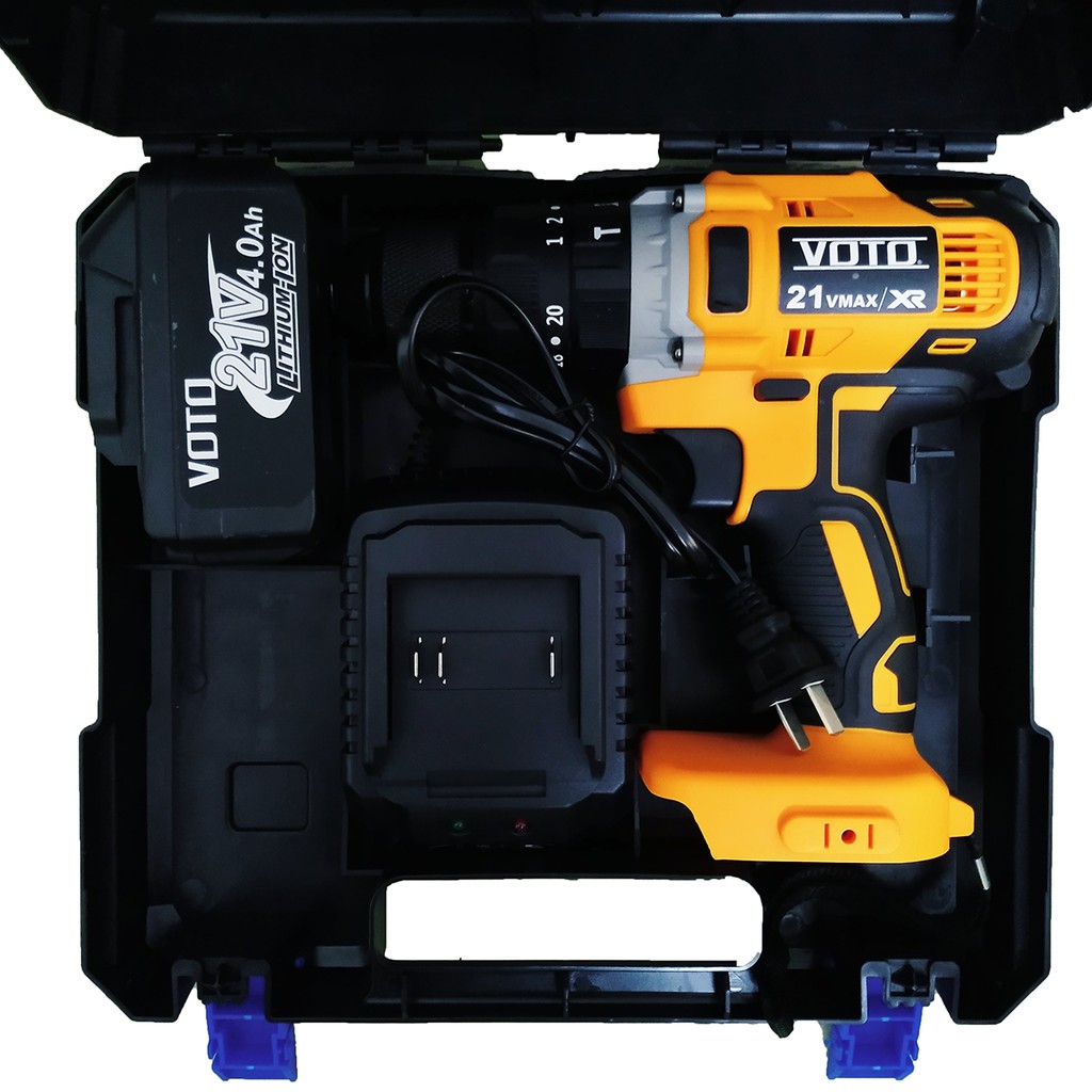 Máy Khoan Pin VOTO 21V 3 Chức Năng Động Cơ 775 Đầu Kẹp 13mm