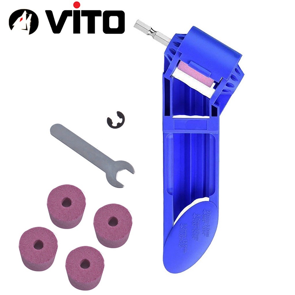 Dụng Cụ Mài Mũi Khoan Cầm Tay Kích Thước 2-12.5mm VITO Chuôi Lục Giác