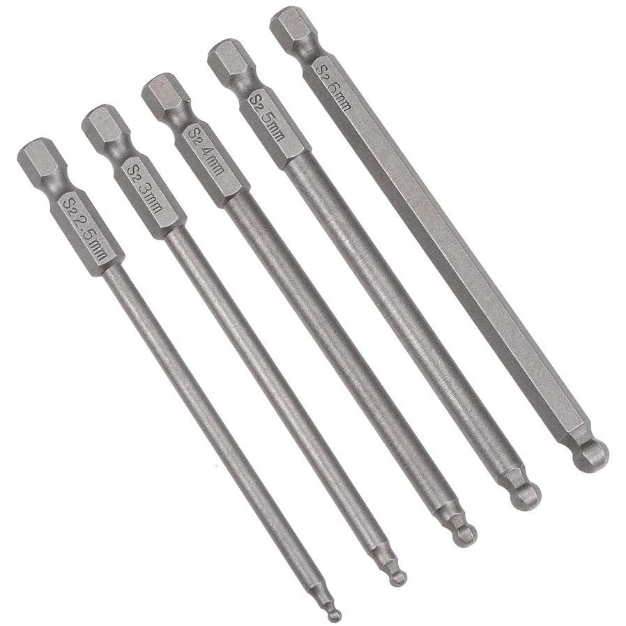 Bộ Vít Đầu Lục Giác Có Bi Chân Lục Giác Thép S2 (Chọn Phân Loại)