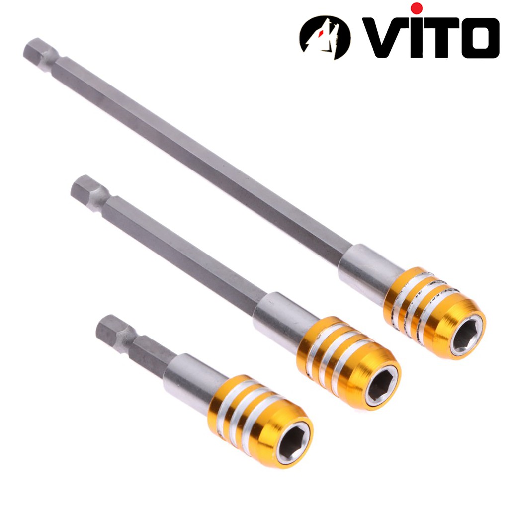 Bộ 3 Đầu Nối Dài Vặn Vít VITO Có Chốt Gài Chống Rớt Loại Đẹp