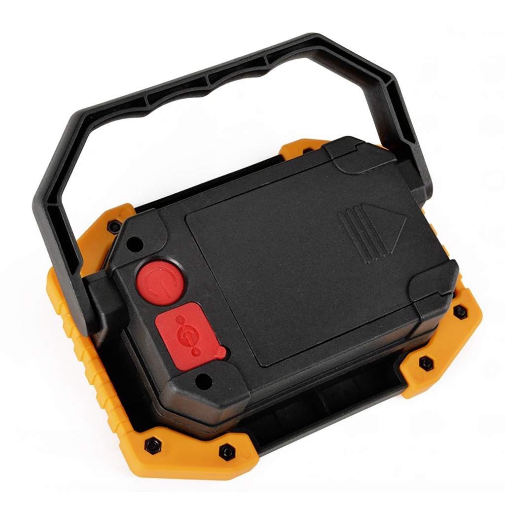 Đèn Pin 2 LED COB, Có Cổng Sạc Điện Thoại, Sử Dụng Pin 18650/AA