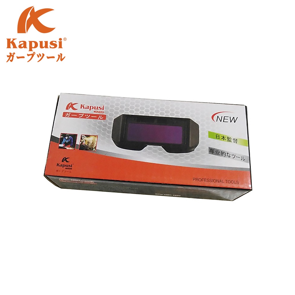Kính Hàn Điện Tử KAPUSI Tự Động Tối, Nhựa ABS Cao Cấp, Tặng Kèm Dây Đeo, Có Túi Đựng
