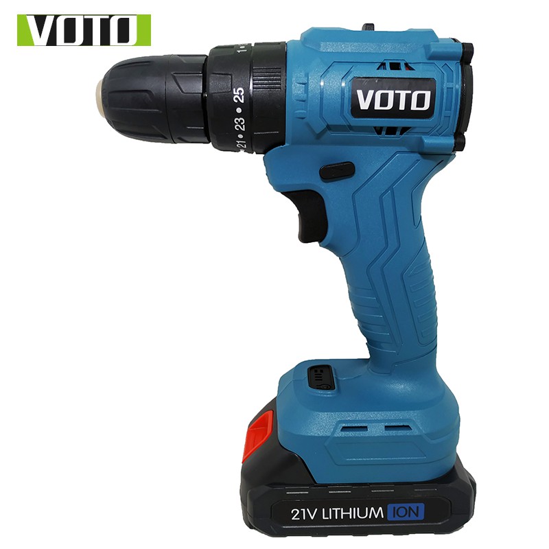 Máy Khoan VOTO 21V Động Cơ Không Chổi Than Đầu Kẹp 10mm