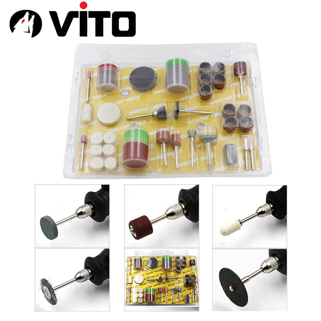 Bộ phụ kiện mài khắc đánh bóng đa năng VITO 105 chi tiết đa năng