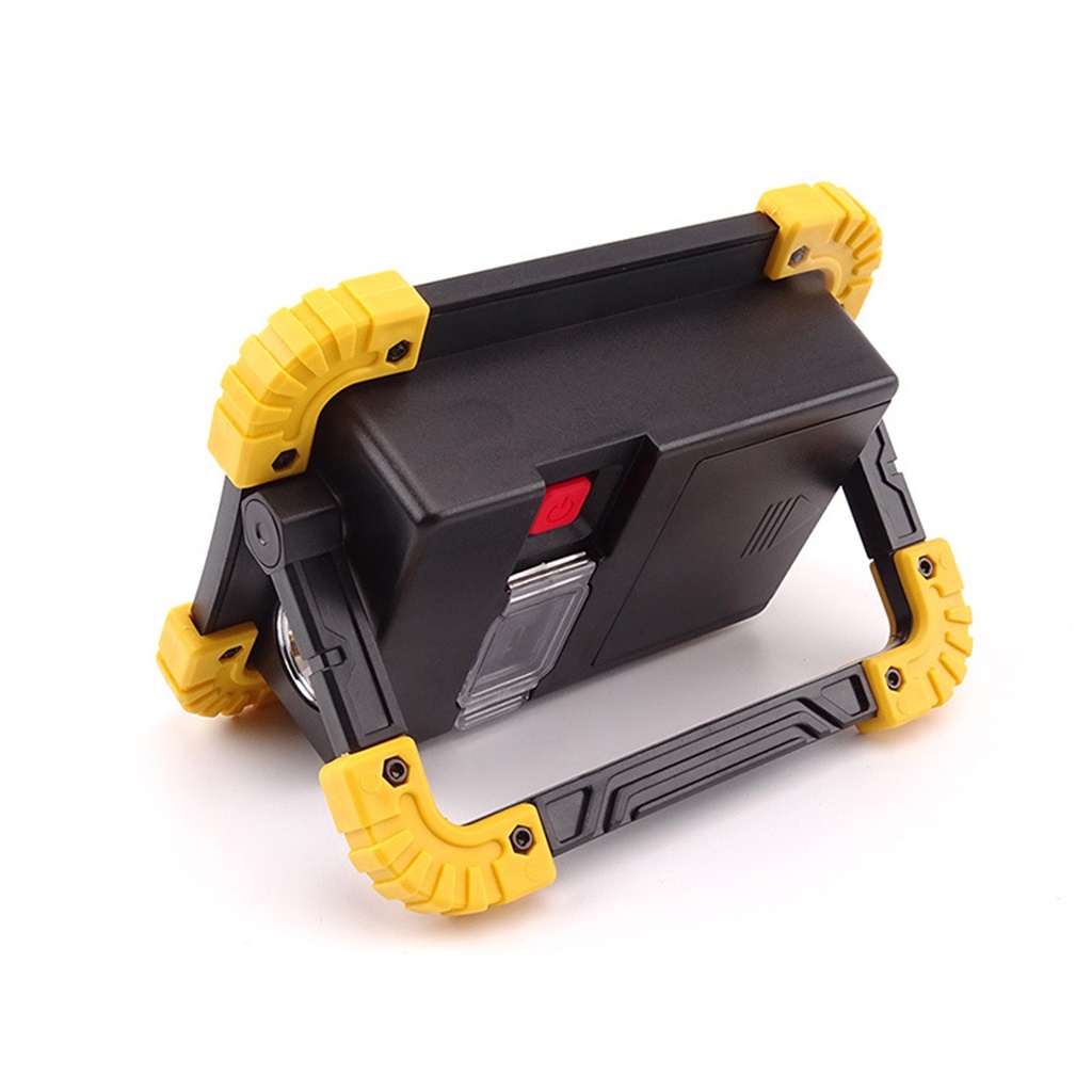 Đèn Pin 2 LED COB + 1 LED T6 Cạnh, Có Cổng Sạc Điện Thoại, Sử Dụng Pin 18650/AA