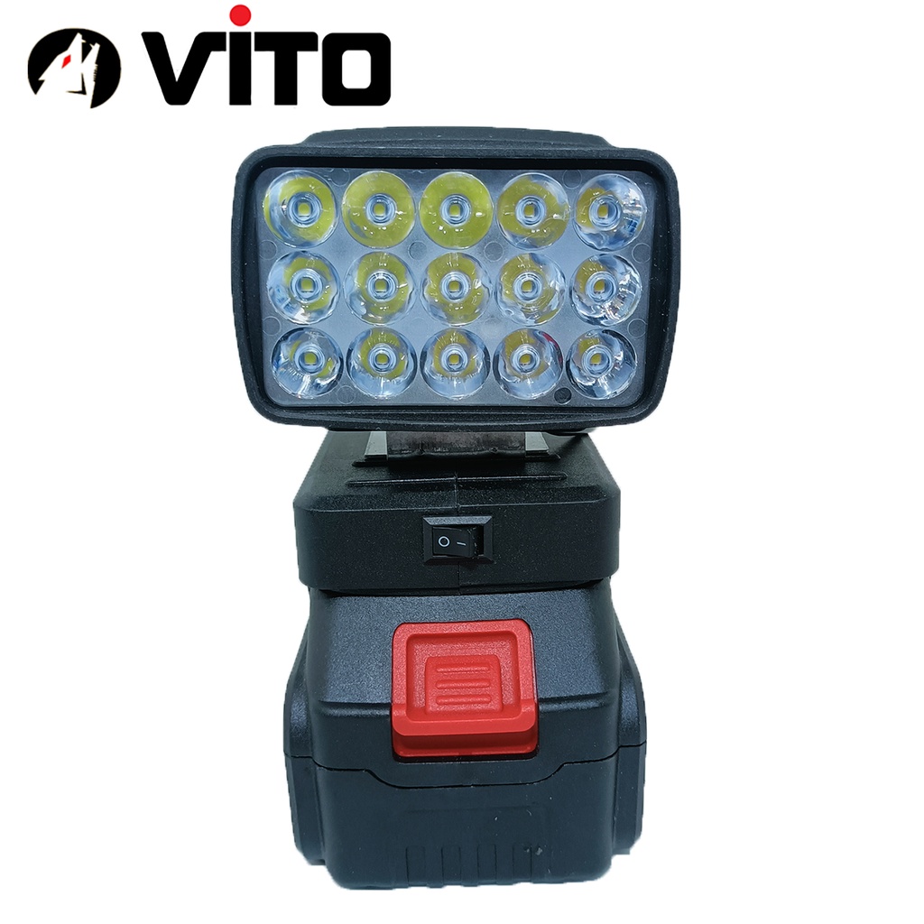 [CHỌN MẪU] Đèn Pin 15 LED VITO Dùng Pin MAKITA Sử Dụng Pin Máy Công Cụ - Không Kèm Pin