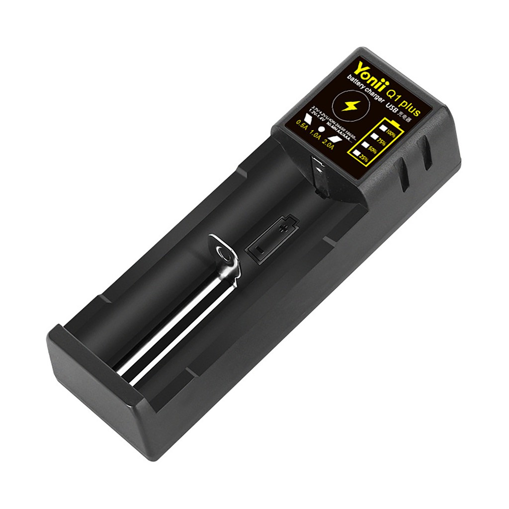 Sạc Pin Đa Năng Yonii Q1 Plus Sạc Nhanh 2A Pin Li-ion 3.7V/Ni-MH 1.2V Có Cổng USB