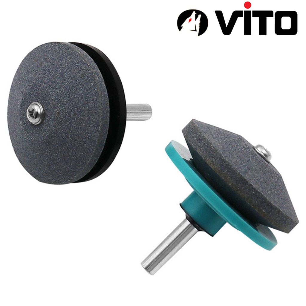 Đá Mài Dao 1 Đĩa VITO Gắn Cho Máy Khoan Pin, Khoan Điện Đầu Kẹp
