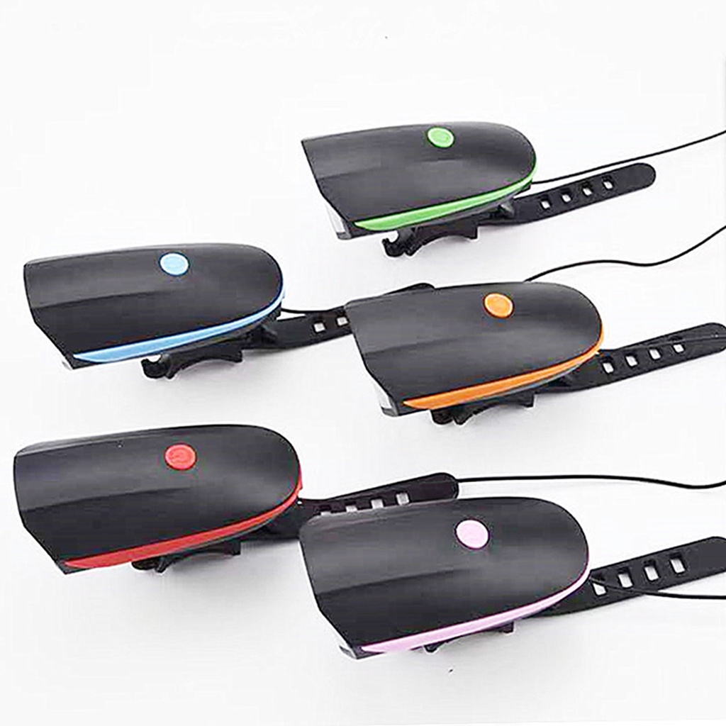 Đèn Pin Gắn Xe Đạp Thể Thao Siêu Sáng LED T6 Có Còi, Pin Sạc USB, Chồng Nước Đi Mưa