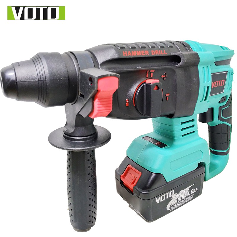 Máy Khoan Bê Tông Pin 3 Chế Độ 21V VOTO Động Cơ Không Chổi Than