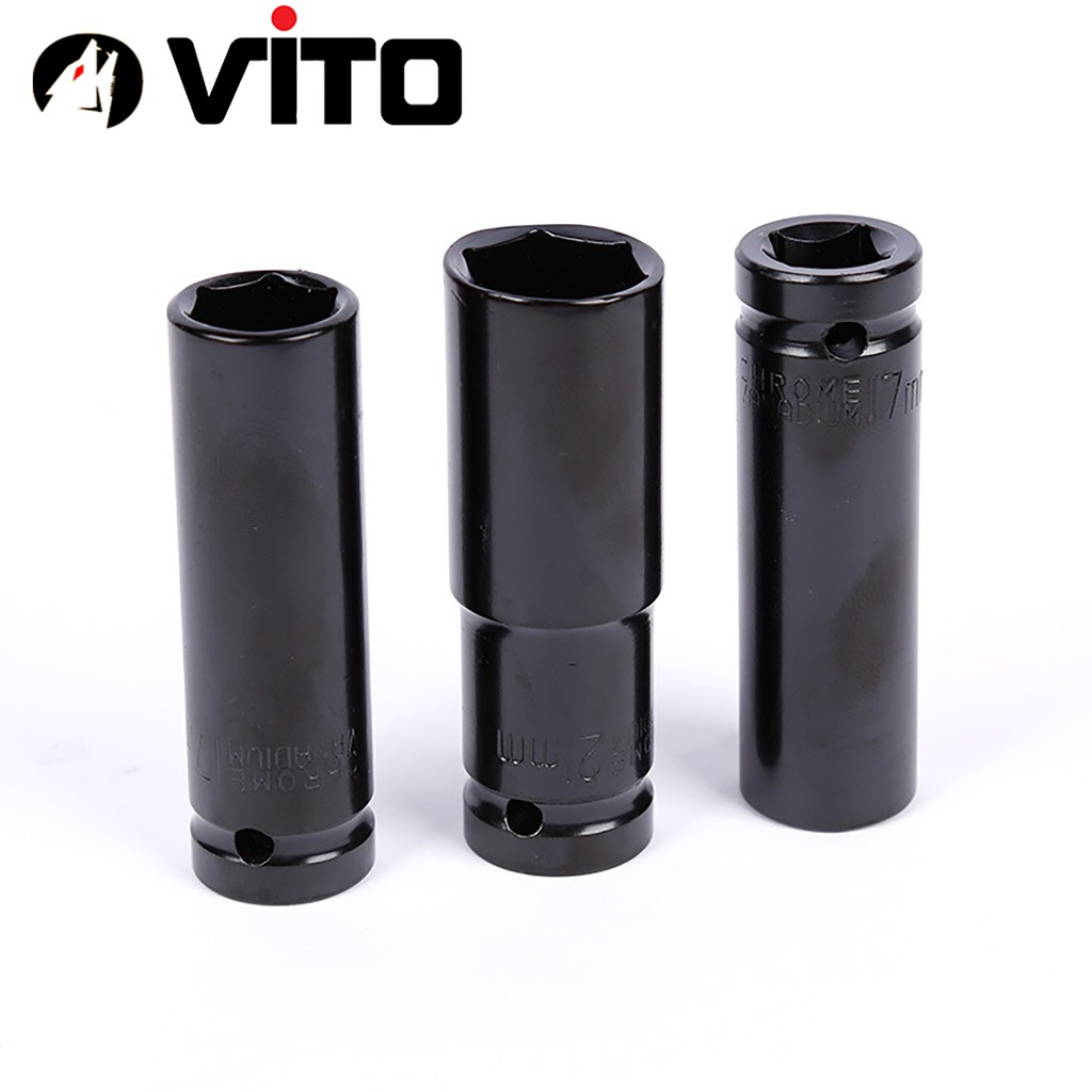 Đầu Khẩu 1/2 8-32mm Dài 78mm VITO Vặn Bulong , Đầu Bulong, Đầu Tiếp, Đầu Điếu Mạ Crôm