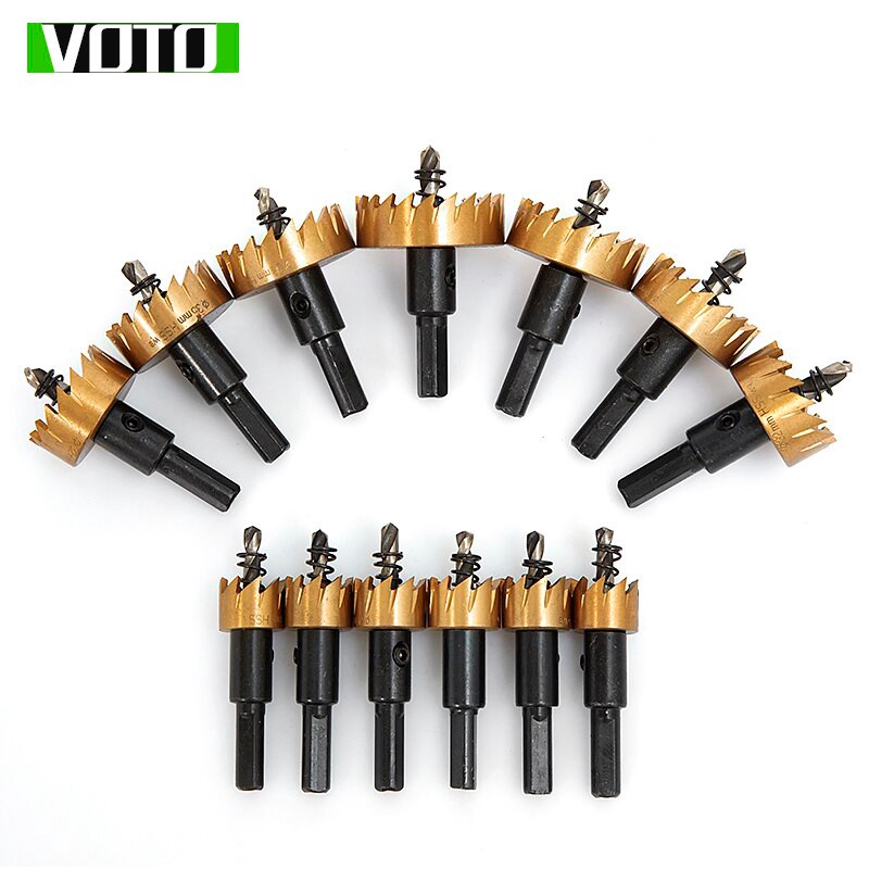 Mũi Khoan, Mũi Khoét Kim Loại Thép M35 Có Mũi Định Tâm