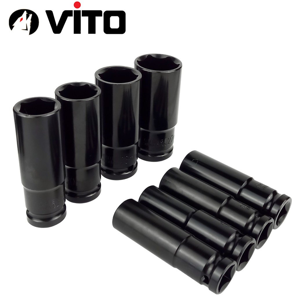 Đầu Khẩu 1/2 8-32mm Dài 78mm VITO Vặn Bulong , Đầu Bulong, Đầu Tiếp, Đầu Điếu Mạ Crôm