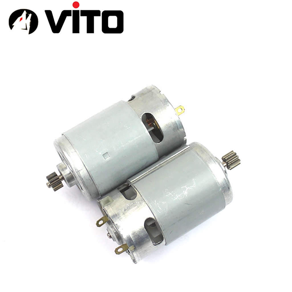 Động Cơ DC RS 550 21V 11/12 Răng VITO Motor Thay Thế Máy Khoan Pin