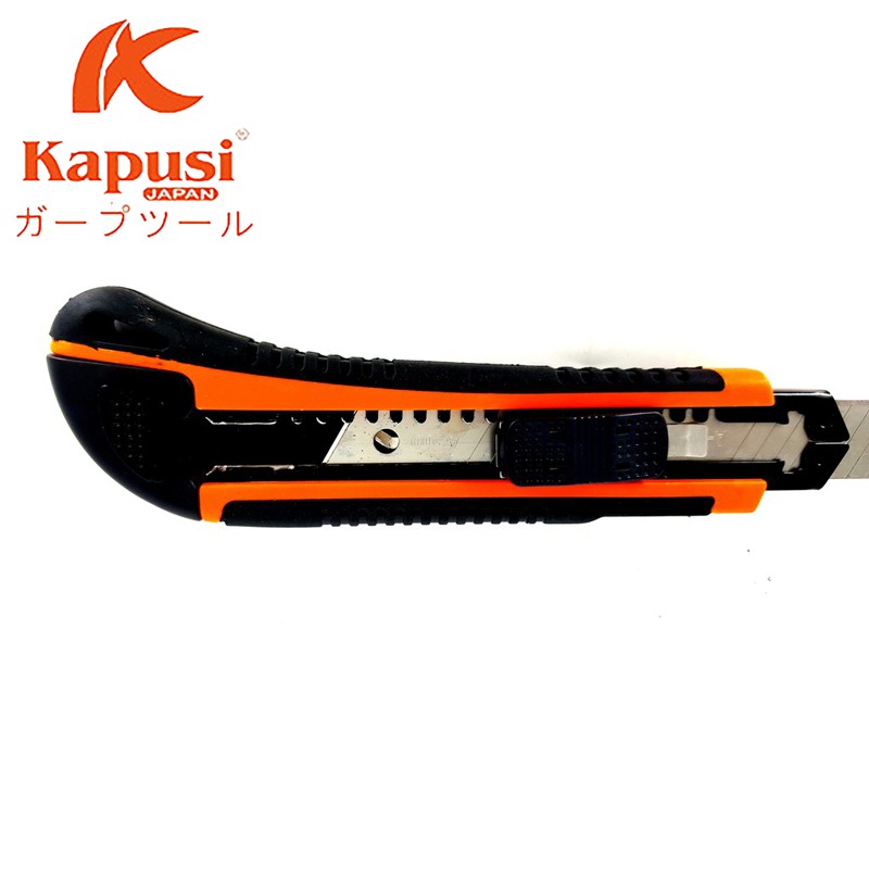Dao Rọc Giấy KAPUSI 18mm Loại 1 Lưỡi/3 Lưỡi (Chọn Phân Loại)
