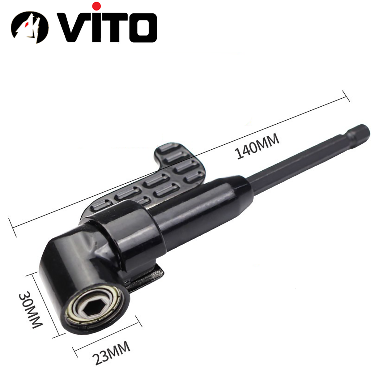 Đầu Chuyển Hướng Bắt Vít Góc VITO Chân Lục Giác Cho Máy Bắn Vít, Máy Khoan