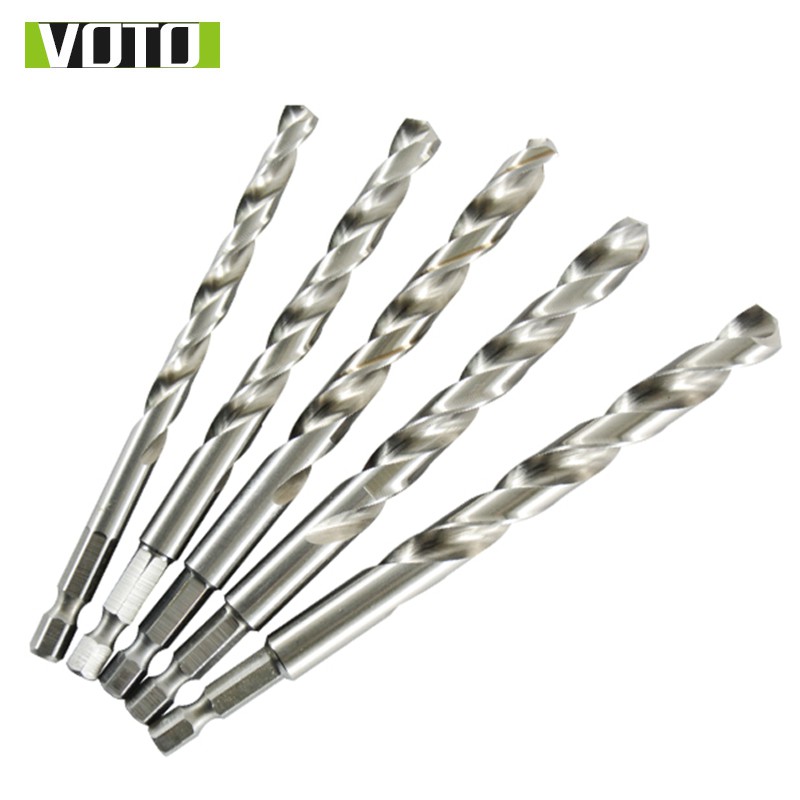 Mũi Khoan Xoắn Thép HSS Co 5% Cobalt Khoan Sắt Thép Chân Lục Giác