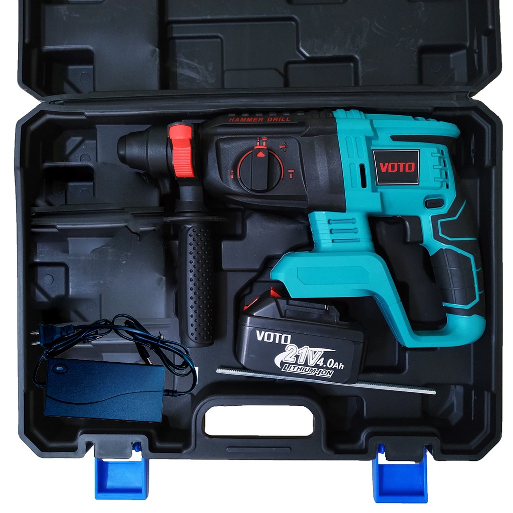 Máy Khoan Bê Tông Pin 3 Chế Độ 21V VOTO Động Cơ Không Chổi Than