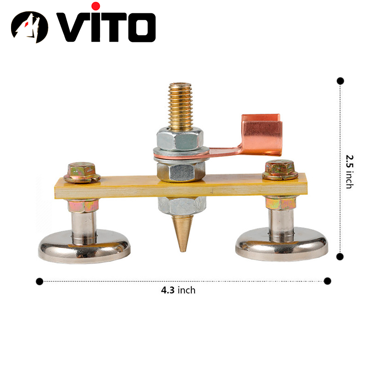 Kẹp Mass, Kẹp Mát Nam Châm VITO Lực Hút Mạnh Cho Máy Hàn