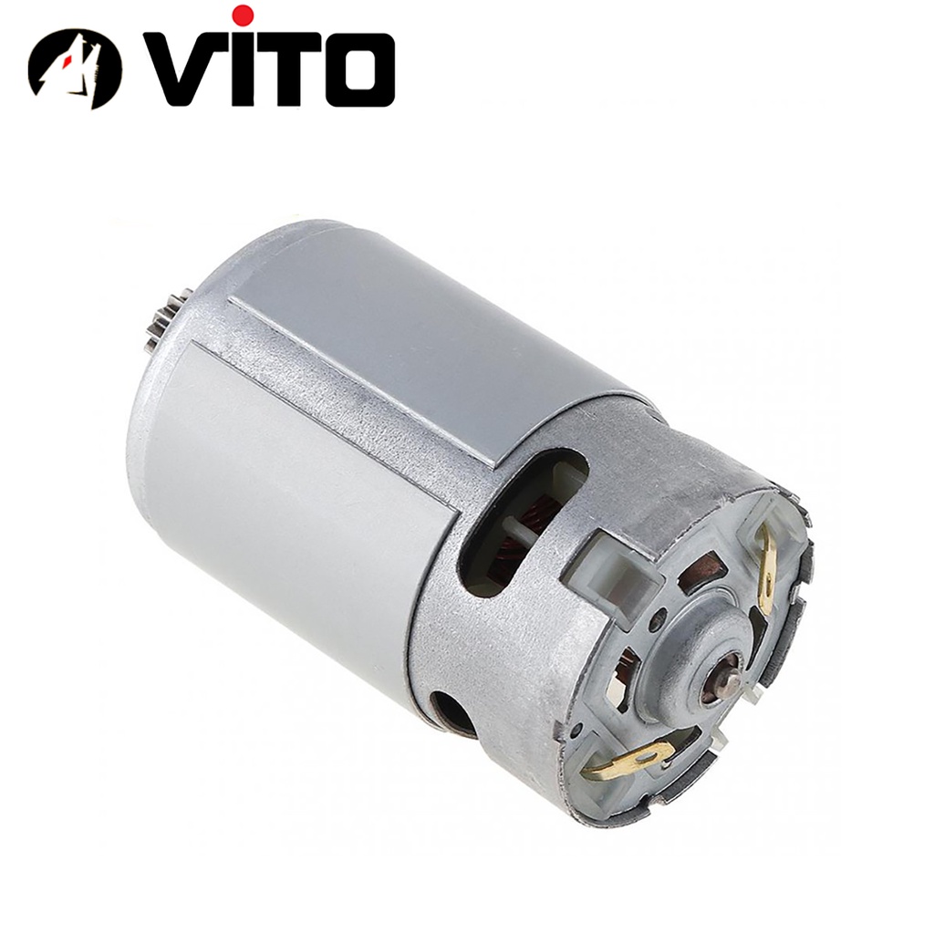 Động Cơ DC RS 550 12V 9/11/12 Răng VITO Motor Thay Thế Máy Khoan Pin