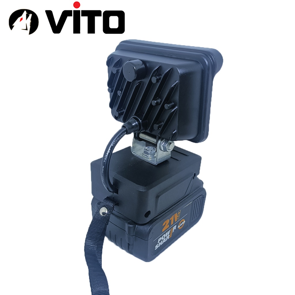 [KHÔNG PIN] Đèn Pin 3/4/5/7 Inch LED VITO Dùng Pin MAKITA Sử Dụng Pin Máy Công Cụ