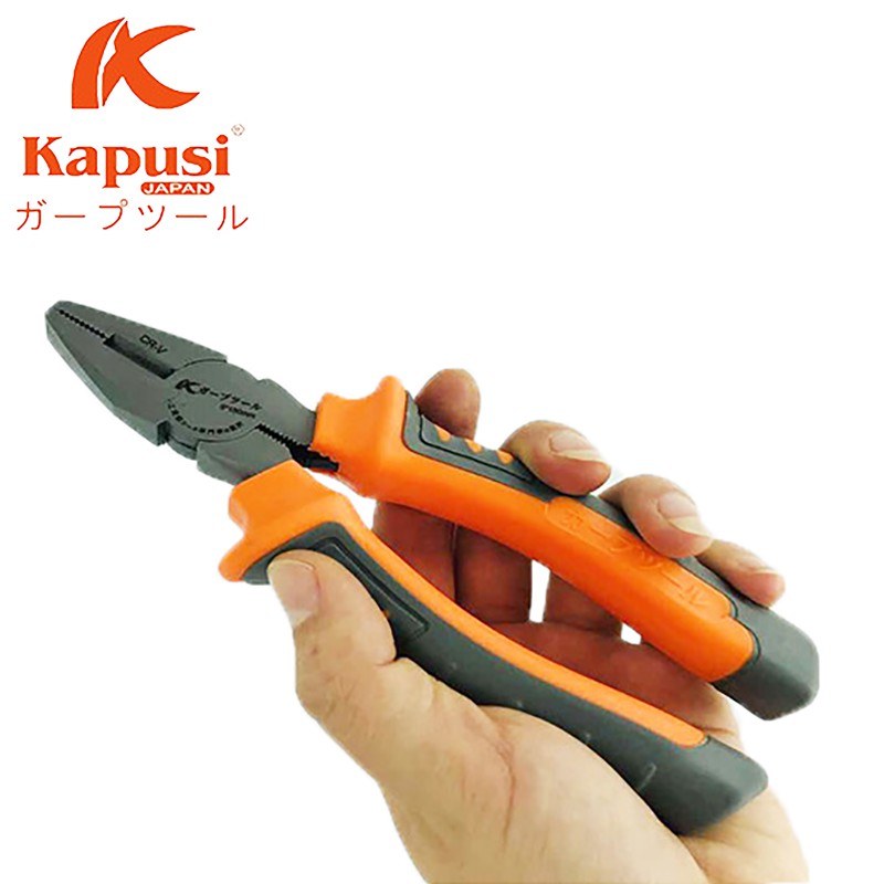 Kìm Điện, Kìm Đầu Bằng Thép CR-V Cán Cao Su, Kìm Răng Hàng VITO Nhập Khẩu