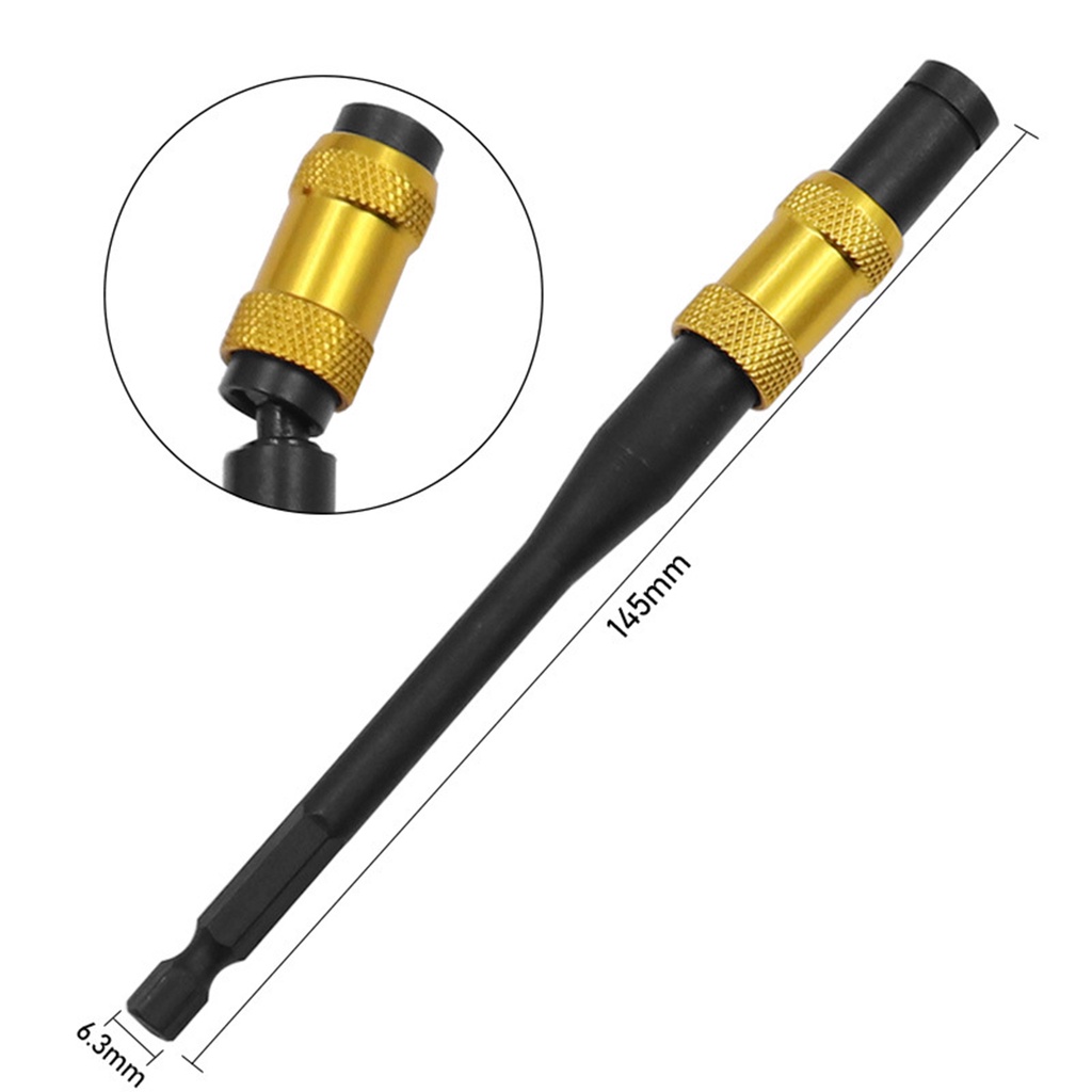 Đầu Lục Giác Dài 145mm Chuyển Hướng Bắn Vít Góc 20 Độ Có Nam Châm Giữ VITO