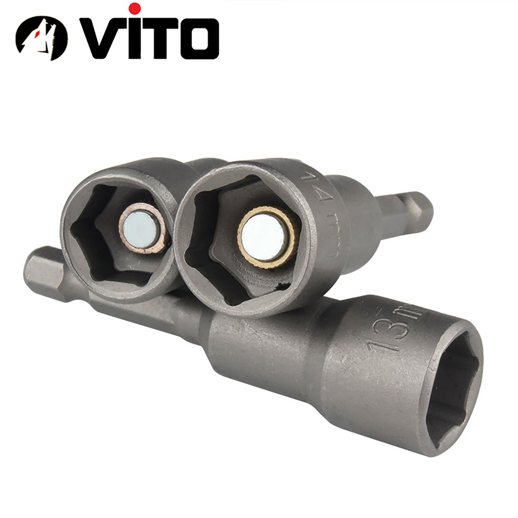 Đầu Chụp Bulong Bắn Vít Lục Giác Có Nam Châm Dài 65mm VITO Các Kích Cỡ