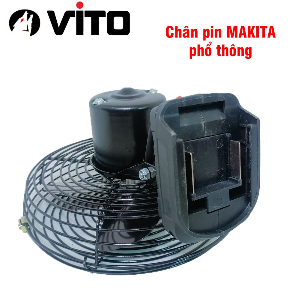 Quạt Chạy Pin 8 Inch Cánh 21CM VITO Dùng Pin MAKITA Sử Dụng Pin Máy Công Cụ - Không Kèm Pin