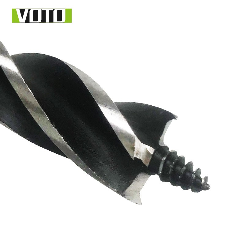Bộ 3 Chi Tiết Khoan Gỗ Xoắn Ốc Auger 4 Lưỡi Cắt Sử Dụng Cho Máy Bắn Vít, Siết Bulong, Máy Khoan