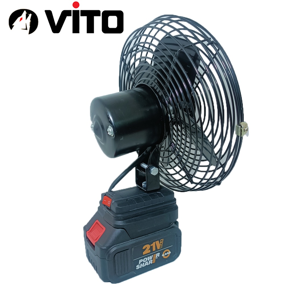 Quạt Chạy Pin 8 Inch Cánh 21CM VITO Dùng Pin MAKITA Sử Dụng Pin Máy Công Cụ - Không Kèm Pin
